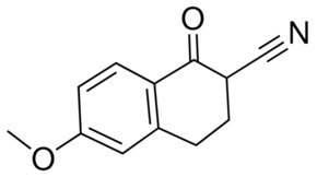 6-methoxy-1-oxo-1,2,3,4-tetrahydro-2-naphthalenecarbonitrile AldrichCPR