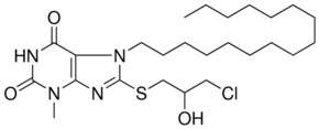 8-(3-CL-2-HO-PROPYLSULFANYL)-7-HEXADECYL-3-METHYL-3,7-DIHYDRO-PURINE-2,6-DIONE AldrichCPR
