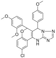 2-CHLORO-6-(2,4-DIMETHOXYPHENYL)-7-(4-METHOXYPHENYL)-7,12-DIHYDRO-6H-CHROMENO[4,3-D][1,2,4]TRIAZOLO[1,5-A]PYRIMIDINE AldrichCPR