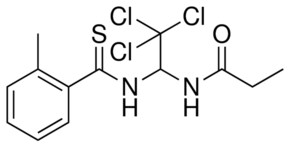 N-(2,2,2-TRICHLORO-1-(2-METHYL-THIOBENZOYLAMINO)-ETHYL)-PROPIONAMIDE AldrichCPR