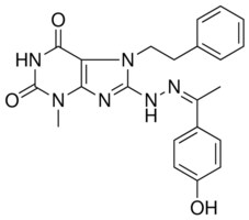 8(N'-(1-(4-HO-PH)-ETHYLIDENE)-HYDRAZINO)3-ME-7-PHENETHYL-3,7-2H-PURINE-2,6-DIONE AldrichCPR