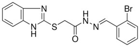2-(1H-BENZOIMIDAZOL-2-YLSULFANYL)-ACETIC ACID (2-BROMO-BENZYLIDENE)-HYDRAZIDE AldrichCPR