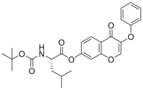 4-OXO-3-PHENOXY-4H-CHROMEN-7-YL (2S)-2-[(TERT-BUTOXYCARBONYL)AMINO]-4-METHYLPENTANOATE AldrichCPR