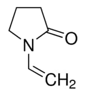 1-Vinyl-2-pyrrolidinone contains sodium hydroxide as inhibitor, &#8805;99%