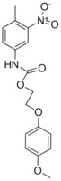 2-(4-METHOXYPHENOXY)ETHYL N-(4-METHYL-3-NITROPHENYL)CARBAMATE AldrichCPR