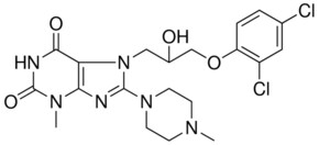 7-[3-(2,4-DICHLOROPHENOXY)-2-HYDROXYPROPYL]-3-METHYL-8-(4-METHYL-1-PIPERAZINYL)-3,7-DIHYDRO-1H-PURINE-2,6-DIONE AldrichCPR
