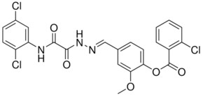 4-(2-((2,5-DICHLOROANILINO)(OXO)AC)CARBOHYDRAZONOYL)-2-MEO-PH 2-CHLOROBENZOATE AldrichCPR