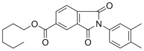 2(3,4-DI-ME-PH)-1,3-DIOXO-2,3-DIHYDRO-1H-ISOINDOLE-5-CARBOXYLIC ACID HEXYL ESTER AldrichCPR