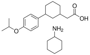 (3-(4-ISOPROPOXYPHENYL)CYCLOHEXYL)ACETIC ACID, CYCLOHEXYLAMINE SALT AldrichCPR