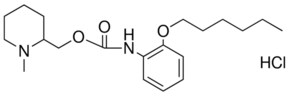 (2-HEXYLOXY-PH)-CARBAMIC ACID 1-ME-PIPERIDIN-2-YLMETHYL ESTER, HYDROCHLORIDE AldrichCPR