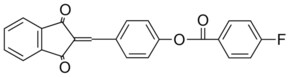 4-FLUORO-BENZOIC ACID 4-(1,3-DIOXO-INDAN-2-YLIDENEMETHYL)-PHENYL ESTER AldrichCPR