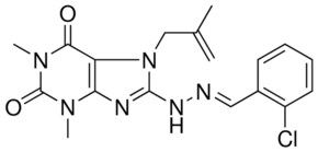 2-CHLOROBENZALDEHYDE [1,3-DIMETHYL-7-(2-METHYL-2-PROPENYL)-2,6-DIOXO-2,3,6,7-TETRAHYDRO-1H-PURIN-8-YL]HYDRAZONE AldrichCPR