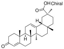 (2S,4aS,6aS,6bR,12aR,12bR,14bR)-2,4a,6a,6b,12a-pentamethyl-10-oxo-1,2,3,4,4a,5,6,6a,6b,7,8,10,11,12,12a,12b,13,14b-octadecahydro-2-picenecarboxylic acid AldrichCPR