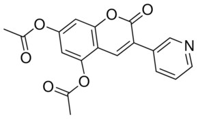 5-(acetyloxy)-2-oxo-3-(3-pyridinyl)-2H-chromen-7-yl acetate AldrichCPR