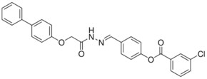 4-(2-(((1,1'-BIPHENYL)-4-YLOXY)ACETYL)CARBOHYDRAZONOYL)PHENYL 3-CHLOROBENZOATE AldrichCPR