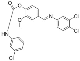 4-(3,4-DICHLOROPHENYLIMINOMETHYL)-2-METHOXYPHENYL N-(3-CHLOROPHENYL)CARBAMATE AldrichCPR