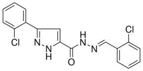 N'-(2-CHLOROBENZYLIDENE)-3-(2-CHLOROPHENYL)-1H-PYRAZOLE-5-CARBOHYDRAZIDE AldrichCPR