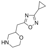 2-[(3-Cyclopropyl-1,2,4-oxadiazol-5-yl)methyl]morpholine AldrichCPR