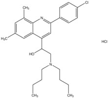 1-[2-(4-chlorophenyl)-6,8-dimethyl-4-quinolinyl]-2-(dibutylamino)ethanol hydrochloride AldrichCPR