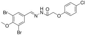 2-(4-CHLORO-PHENOXY)-ACETIC ACID (3,5-DIBROMO-4-METHOXY-BENZYLIDENE)-HYDRAZIDE AldrichCPR