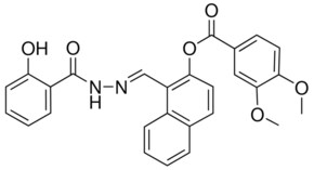 1-(2-(2-HYDROXYBENZOYL)CARBOHYDRAZONOYL)-2-NAPHTHYL 3,4-DIMETHOXYBENZOATE AldrichCPR