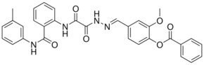 2-MEO-4-(((OXO(2-(3-TOLUIDINOCARBONYL)ANILINO)AC)HYDRAZONO)ME)PH BENZOATE AldrichCPR