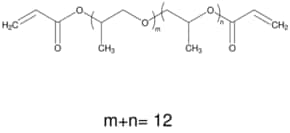 聚（丙二醇）二丙烯酸酯 average Mn ~800, contains 100&#160;ppm BHT as inhibitor, 100&#160;ppm MEHQ as inhibitor