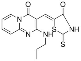 3-[(Z)-(4-OXO-2-THIOXO-1,3-THIAZOLIDIN-5-YLIDENE)METHYL]-2-(PROPYLAMINO)-4H-PYRIDO[1,2-A]PYRIMIDIN-4-ONE AldrichCPR