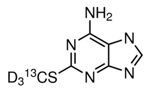 2-(甲基-13C,d3-硫代)腺嘌呤 99 atom % 13C, 98 atom % D, 97% (CP)