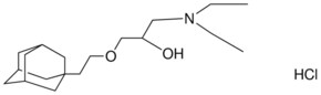 1-(2-ADAMANTAN-1-YL-ETHOXY)-3-DIETHYLAMINO-PROPAN-2-OL, HYDROCHLORIDE AldrichCPR