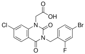 (3-(4-BROMO-2-FLUOROBENZYL)-7-CHLORO-2,4-DIOXO-3,4-DIHYDRO-1(2H)-QUINAZOLINYL)ACETIC ACID AldrichCPR