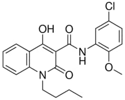 1-BU-4-HO-2-OXO-1,2-2H-QUINOLINE-3-CARBOXYLIC ACID (5-CL-2-METHOXY-PHENYL)-AMIDE AldrichCPR