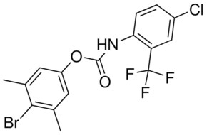 4-BROMO-3,5-DIMETHYLPHENYL N-(4-CHLORO-2-(TRIFLUOROMETHYL)PHENYL)CARBAMATE AldrichCPR