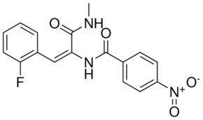 N-(2-(2-FLUORO-PHENYL)-1-METHYLCARBAMOYL-VINYL)-4-NITRO-BENZAMIDE AldrichCPR