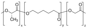 聚(L-丙交酯-co-己内酯-co-乙交酯) L-lactide 70&#160;%, average Mn ~50,000 by GPC