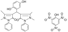 4,4'-((2,5-DIHYDROXYPHENYL)METHYLENE)BIS(1,5-DIMETHYL-2-PHENYL-1H-PYRAZOL-3(2H)-ONE) COMPOUND WITH PICRIC ACID AldrichCPR