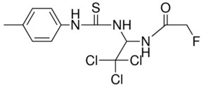 2-FLUORO-N-(2,2,2-TRICHLORO-1-(3-P-TOLYL-THIOUREIDO)-ETHYL)-ACETAMIDE AldrichCPR