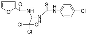 FURAN-2-CARBOXYLIC ACID (2,2,2-TRICHLORO-1-(3-(4-CL-PH)-THIOUREIDO)-ETHYL)-AMIDE AldrichCPR