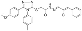 N'-[(E,2Z)-2-CHLORO-3-PHENYL-2-PROPENYLIDENE]-2-{[5-(4-METHOXYPHENYL)-4-(4-METHYLPHENYL)-4H-1,2,4-TRIAZOL-3-YL]SULFANYL}ACETOHYDRAZIDE AldrichCPR