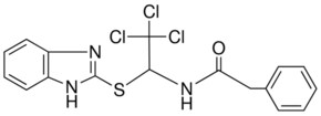N-(1-(1H-BENZOIMIDAZOL-2-YLSULFANYL)-2,2,2-TRICHLORO-ETHYL)-2-PHENYL-ACETAMIDE AldrichCPR