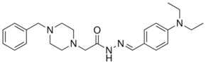2-(4-BENZYL-1-PIPERAZINYL)-N'-(4-(DIETHYLAMINO)BENZYLIDENE)ACETOHYDRAZIDE AldrichCPR