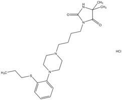 5,5-dimethyl-3-(4-{4-[2-(propylsulfanyl)phenyl]-1-piperazinyl}butyl)-2,4-imidazolidinedione hydrochloride AldrichCPR