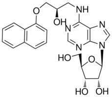 (2R,3R,4S,5R)-2-(6-((R)-2-hydroxy-3-(naphthalen-1-yloxy)propylamino)-9H-purin-9-yl)-5-(hydroxymethyl)tetrahydrofuran-3,4-diol AldrichCPR