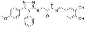 N'-[(E)-(3,4-DIHYDROXYPHENYL)METHYLIDENE]-2-{[5-(4-METHOXYPHENYL)-4-(4-METHYLPHENYL)-4H-1,2,4-TRIAZOL-3-YL]SULFANYL}ACETOHYDRAZIDE AldrichCPR