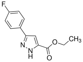 Ethyl 3-(4-fluorophenyl)-1H-pyrazole-5-carboxylate AldrichCPR