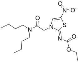 ethyl (2Z)-3-[2-(dibutylamino)-2-oxoethyl]-5-nitro-1,3-thiazol-2(3H)-ylidenecarbamate AldrichCPR