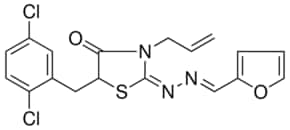 2-FURALDEHYDE [(2E)-3-ALLYL-5-(2,5-DICHLOROBENZYL)-4-OXO-1,3-THIAZOLIDIN-2-YLIDENE]HYDRAZONE AldrichCPR