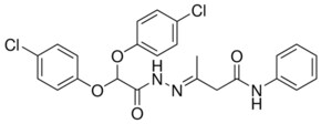 3-((BIS(4-CHLOROPHENOXY)ACETYL)HYDRAZONO)-N-PHENYLBUTANAMIDE AldrichCPR