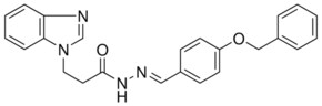 3-(1H-BENZIMIDAZOL-1-YL)-N'-(4-(BENZYLOXY)BENZYLIDENE)PROPANOHYDRAZIDE AldrichCPR