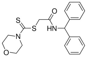 2-(BENZHYDRYLAMINO)-2-OXOETHYL 4-MORPHOLINECARBODITHIOATE AldrichCPR